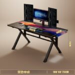 Computer desk desktop home live gaming desk simple desk workbench - Image 16