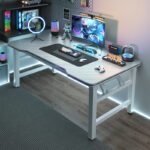 desktop home gaming table office desk simple study writing table folding spring table - Alibaba - Image 12
