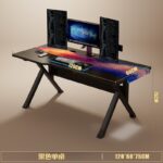 Computer desk desktop home live gaming desk simple desk workbench - Image 20