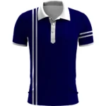 Summer Fashion and Casual Short Sleeve Printed Polo Shirt for Men - Image 4