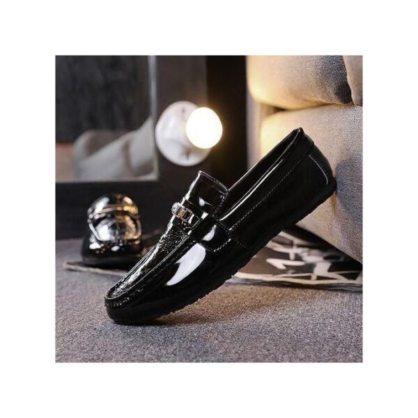 AIDAILU Men's Leather Shoes Comfort Casual Waterproof - Black