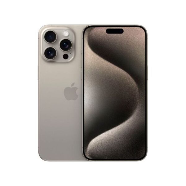 Apple iPhone 15 Pro Max - 6.7" - 8GB RAM - 256GB ROM - 48MP Rear/12MP Front - 4852mAh - Natural Titanium