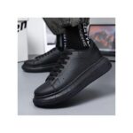 Banagat Men's Comfortable Casual Gentle Sneakers Unisex Couple Sport Running Shoes - Black