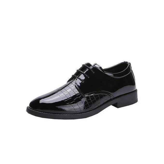 BLWOENS Men's Tuxedo Dress Shoes Classic Formal Oxfords Faux Patent Leather Shoe Lace-up Dress Shoes for Business Wedding Suit - Black BLWOENS Men's Tuxedo Dress Shoes Classic Formal Oxfords Faux Patent Leather Shoe Lace-up Dress Shoes for Business Wedding Suit - Black