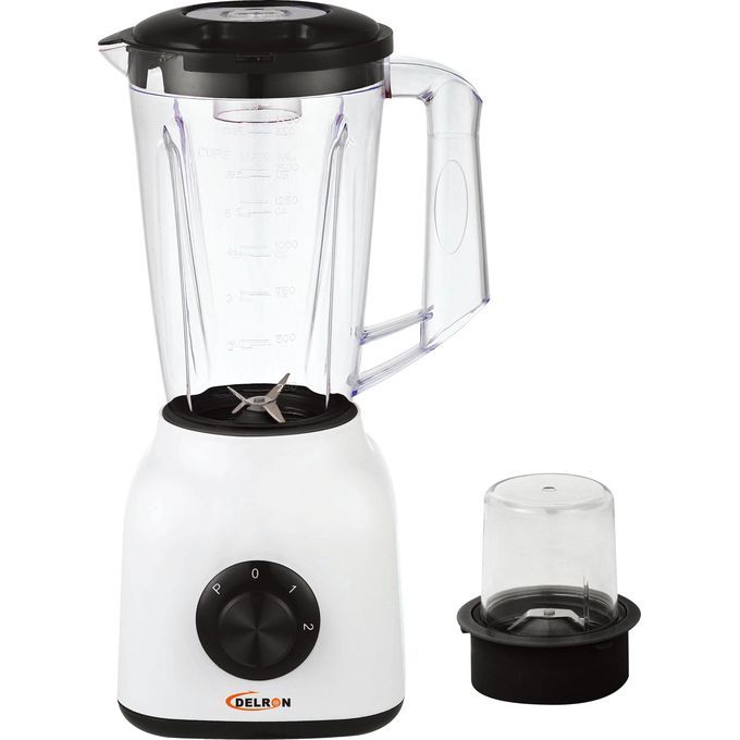 Delron Blender Unbreakable Jar DB-358 - 1.5Litres - White/Black Delron Blender Unbreakable Jar DB-358 - 1.5Litres - White/Black