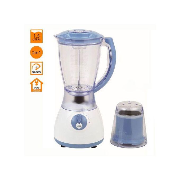 Delron DB313 2 in 1 Blender - Blue/White Delron DB313 2 in 1 Blender - Blue/White