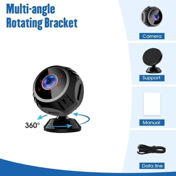 Dome cameras mini remote surveillance camera - WiFi HD 1080p