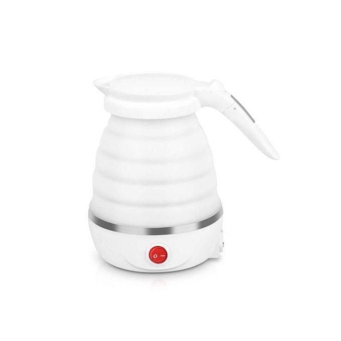 Foldable Travel Electric Kettle - 0.6L - White Foldable Travel Electric Kettle - 0.6L - White