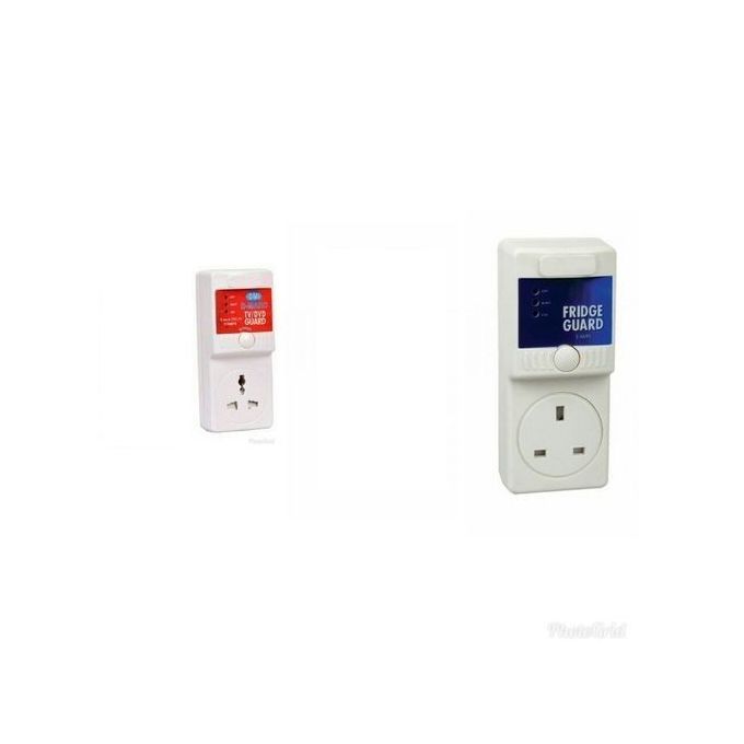 Fridge With TV Guard - 13AMPS x 2 - White Fridge With TV Guard - 13AMPS x 2 - White