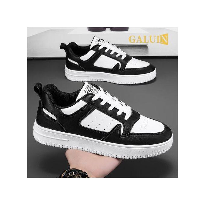 GALUIN Men's Fashion Low Top Sneakers -BLACK GALUIN Men's Fashion Low Top Sneakers -BLACK
