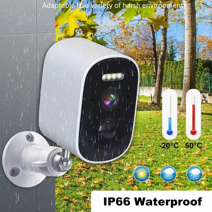 IP66 Waterproof Outdoor Security Camera - Black/White IP66 Waterproof Outdoor Security Camera - Black/White