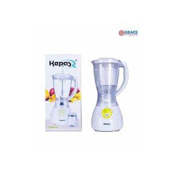Kepas Electric Blender with Grinder - 1.5 Litre - white Kepas Electric Blender with Grinder - 1.5 Litre - white