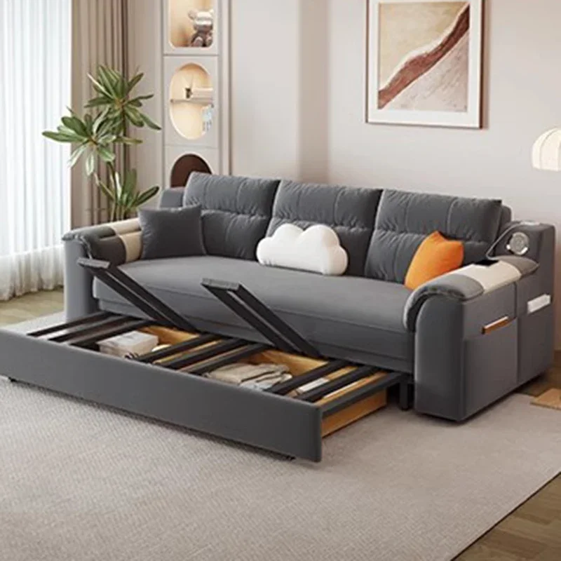 kf-S04f9c0d587774c3da19ca1a050fa81329-Folding-Sofa-Bed-Dual-Purpose-Multi-Functional-Multifunction-Luxury-Living-Room-Sofas-Bed-Storage-Sofa-Sala.webp Folding Sofa Bed Dual Purpose Multi Functional Multifunction Luxury Living Room Sofas - Image 1
