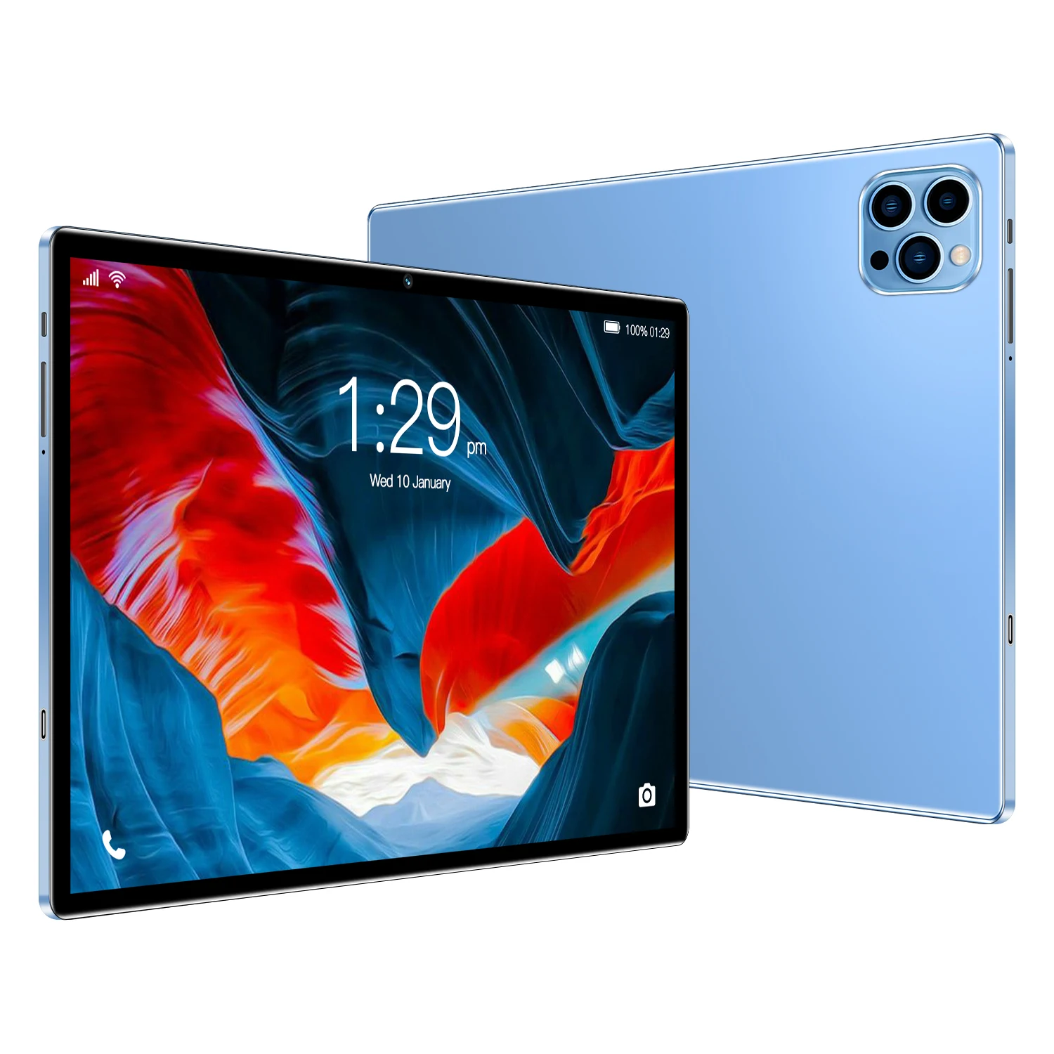 kf-S09488d884a4a44eeb2294e8a4831c330G New 10.1-inch ULTRA SLIM Pad Google Play Tablet Pc Octa Core HD Display Dual SIM Dual Cameras G Sensor Multi Touch Tablets - Image 1