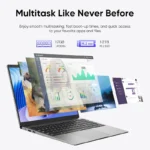 2025 Laptop Core i7 9850H A3950 Portable Laptops Windows 11 Pro 16GB DDR4 1TB SSD 1920*1080 HD - Image 2