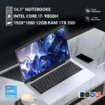 2025 Laptop Core i7 9850H A3950 Portable Laptops Windows 11 Pro 16GB DDR4 1TB SSD 1920*1080 HD - Image 6