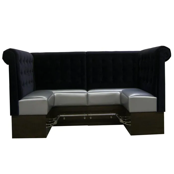kf-S4bdc446f19d346cfacbdb3dc5453bb30j-High-backrest-velvet-booth-seating-KTV-cafe-furniture-luxury-bar-nightclut-poufs-bench-restaurant-banquette-leather.webp High backrest velvet booth seating KTV cafe furniture luxury bar nightclut poufs bench restaurant banquette leather sofa - Image 1