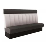 Custom dinning furniture booth sofa against the wall Southeast Asia rattan woven restaurant chair