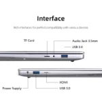 Laptop Computer Windows 11 Pro Intel Atom A3950 2025 Notebook PC 12GB RAM 512GB 1TB 2TB SSD 1920*1080P Office Study Computer - Image 6