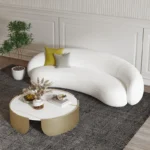 Nordic Modern Custom Office City Cashmere Wedding Royal Luxury Sofa Single Seater Simple Small Sofa Chair Set Living Room - Image 6