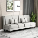 Small-sized foldable dual-purpose sofa bed Lazy renting living room single bedroom simple - Image 4