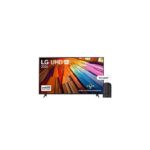 LG 55 Inch UHD AI 55UT80006LA 4K Smart TV Magic remote HDR10 webOS24 - Black