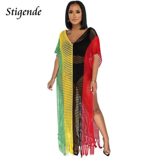 Long crochet dress