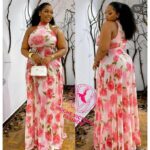 Long floral dress