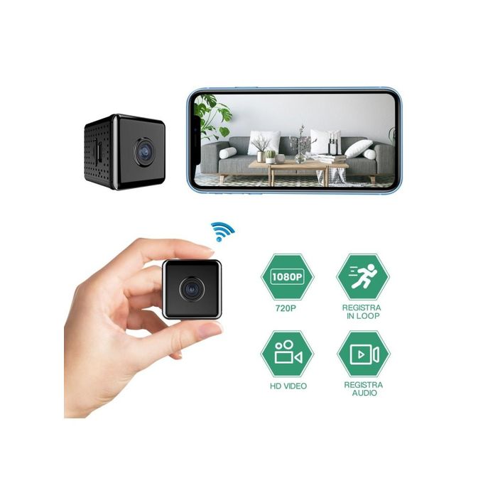 Mini Camera Night Version Wireless Camcorder Surveillance Wifi Camera - Black Mini Camera Night Version Wireless Camcorder Surveillance Wifi Camera - Black