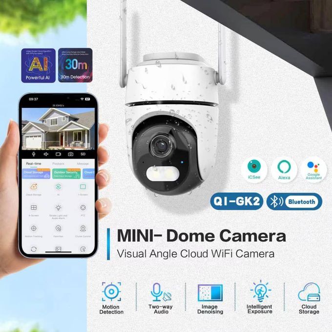 Mini-Dome WiFi PTZ camera - White Mini-Dome WiFi PTZ camera - White
