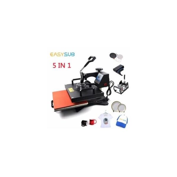 Multifunctional 5 in 1 Heat Press Machine