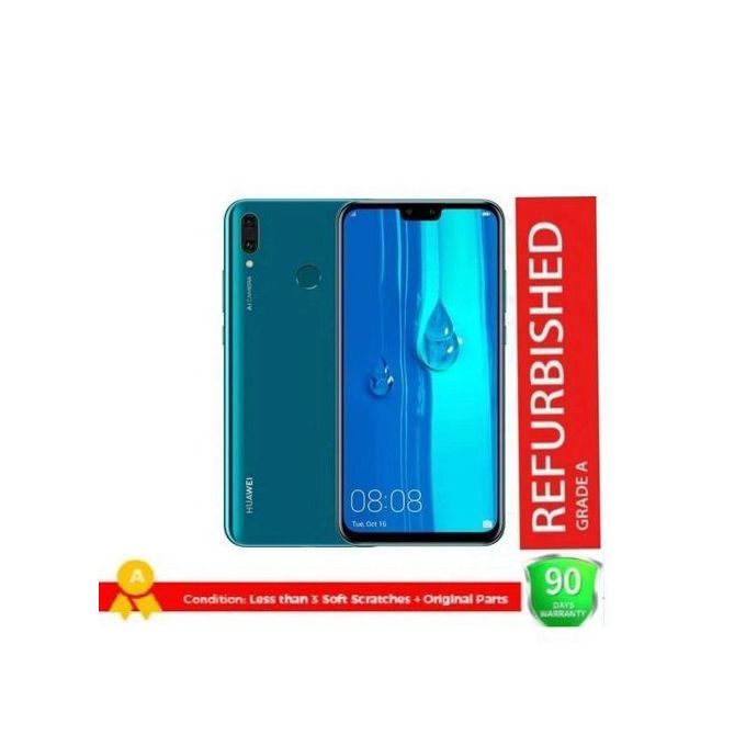 Op Refurbished Huawei Y9 2019 Smartphone 6.5" HiSilicon Kirin 710 (6GB+128GB RAM) Dual SIM Blue Op Refurbished Huawei Y9 2019 Smartphone 6.5" HiSilicon Kirin 710 (6GB+128GB RAM) Dual SIM Blue