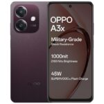 Oppo A3X Dual SIM – 6.67" HD+ Panda Glass – 8MP Rear / 5MP Front Camera – 64GB ROM – 4GB RAM – 5100mAh Battery – IP54 Dust & Water Resistant – Nebula Red 36-Month Warranty +...