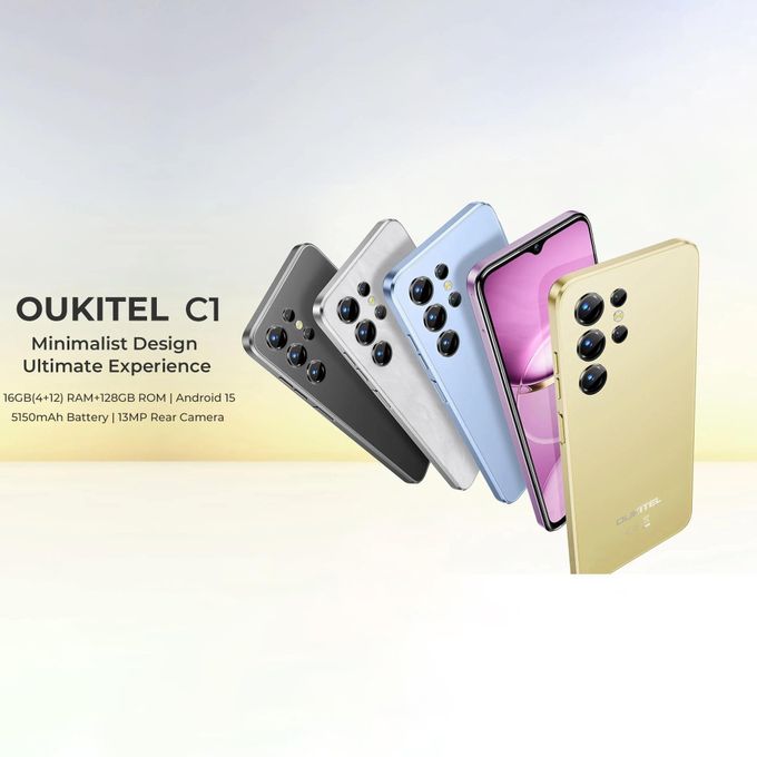 Oukitel C1 smartphone Android 16GBRAM+128GB ROM Android 15 5150mAh Battery 13MP Rear Camera Minimalist DesignUltimate Experience phone Oukitel C1 smartphone Android 16GBRAM+128GB ROM Android 15 5150mAh Battery 13MP Rear Camera Minimalist DesignUltimate Experience phone