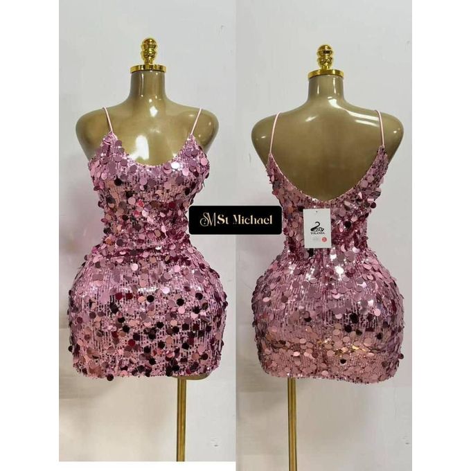 Pink sequined dress Pink sequined dress