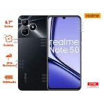 Realme Note 50 Dual Sim - 6.7" HD+ Display - 13MP Ai Camera Rear/ 5MP Front - 64GB ROM - 3GB RAM - 5000mAh - IP54 Dust & Water Resistance - Midnight Black +12 Month Warranty +...