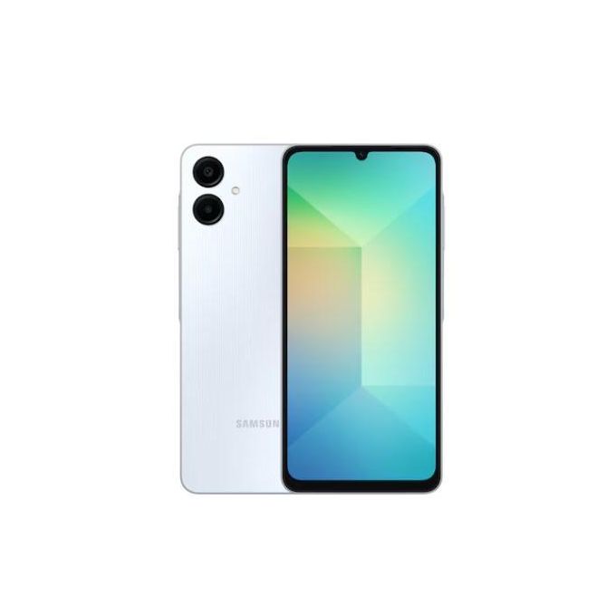 Samsung Galaxy A06 6.7" HD+ display 6GB RAM 128GB internal storage 50MP dual rear camera, 8MP front camera 5000mAh battery- Light Blue Samsung Galaxy A06 6.7" HD+ display 6GB RAM 128GB internal storage 50MP dual rear camera, 8MP front camera 5000mAh battery- Light Blue