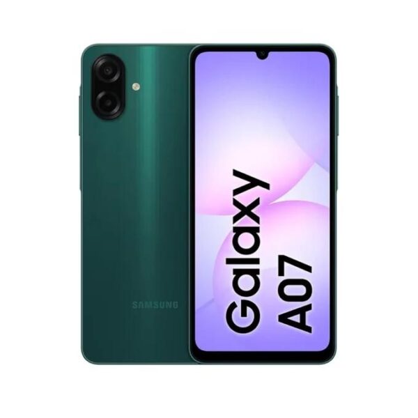 Samsung Galaxy A07 - 128GB + 4GB RAM - 50MP Rear - 8MP Front - 6.7" - 5000 mAh - Green