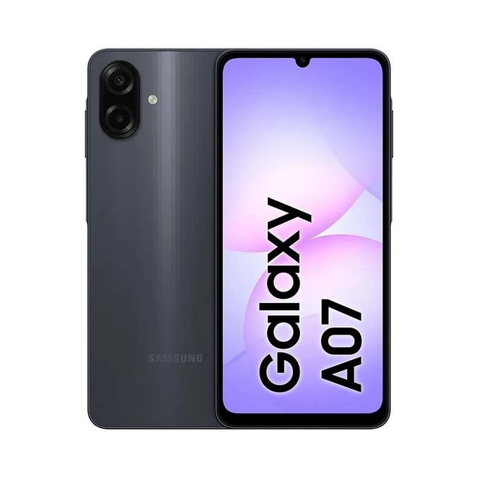 Samsung Galaxy A07 - 128GB + 6GB RAM - 50MP Rear - 8MP Front - 6.7" - 5000 mAh - Black (24 Months Warranty) Samsung Galaxy A07 - 128GB + 6GB RAM - 50MP Rear - 8MP Front - 6.7" - 5000 mAh - Black (24 Months Warranty)