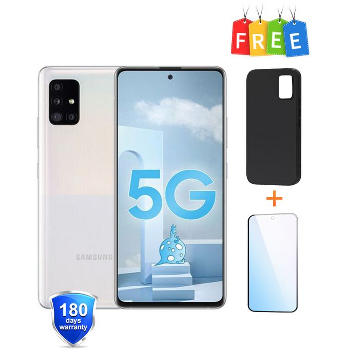 Samsung Galaxy A51 5G 128GB HDD- 6GB RAM - Prism Cube White-Single SIM Samsung Galaxy A51 5G 128GB HDD- 6GB RAM - Prism Cube White-Single SIM