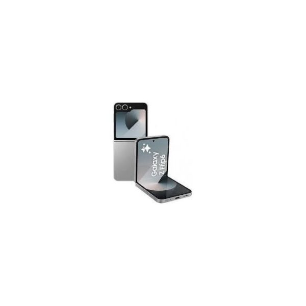 Samsung Z Flip 6 -12GB RAM + 256GB ROM - 50MP Rear/13MP Front - 4000 mAh - Silver Shadow