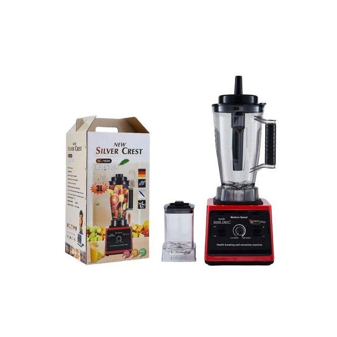 SILVER CREST 8500W 3L Heavy Duty Commercial Grinder Blender SILVER CREST 8500W 3L Heavy Duty Commercial Grinder Blender