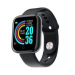 Smart Watch - Heart Rate Sleep Monitor, Door Access for Men Women, Fitness Tracker - Black