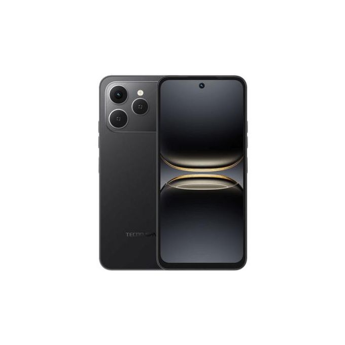 TECNO Spark 40 - 128GB ROM + 4GB+8GB RAM - 50MP Rear/50MP Front - 5200mAh - Ink Black TECNO Spark 40 - 128GB ROM + 4GB+8GB RAM - 50MP Rear/50MP Front - 5200mAh - Ink Black