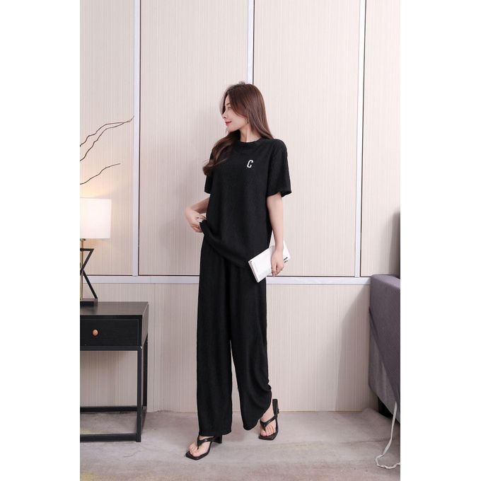 Top & Down Ladies Fashion Dress - Black Top & Down Ladies Fashion Dress - Black