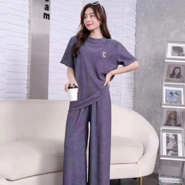 Top & Down Ladies Fashion Dress - Grey