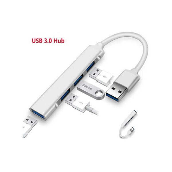 USB HUB 3.0 OTG Adapter High Speed Splitter 4 USB 3.0 Ports