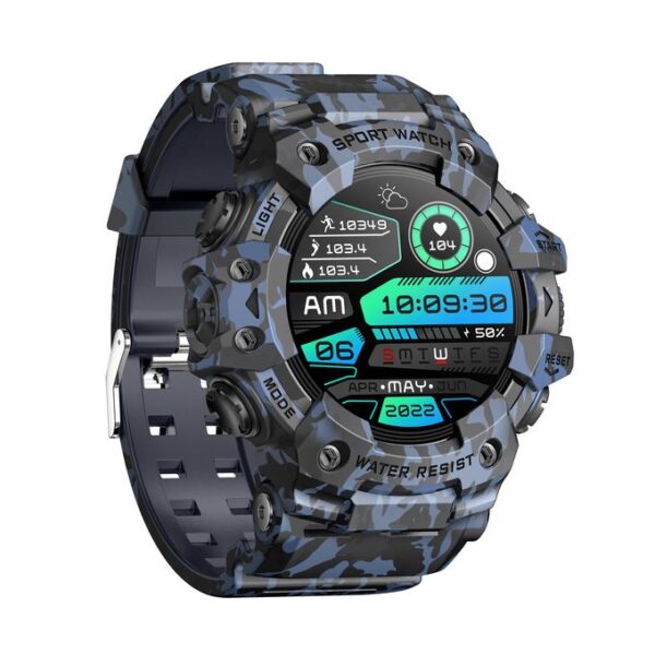 Vodra Rugged Outdoor Smart Watches for Men/Women, Military Smart Watch Bluetooth Call(Answer/Dial Calls) , Waterproof Fitness Tracker with Heart Rate/Blood Oxygen/Sleep...
