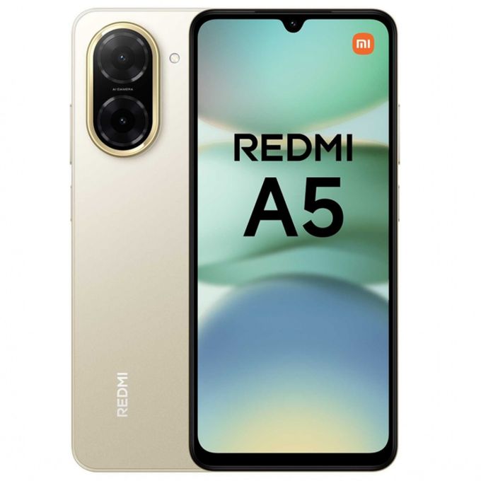 Xiaomi Redmi A5 - 6.88'' - 32MPRear/8MP Front - 128GB ROM - 4GB RAM - 5200mAh - 5000mAh - Sandy Gold Xiaomi Redmi A5 - 6.88'' - 32MPRear/8MP Front - 128GB ROM - 4GB RAM - 5200mAh - 5000mAh - Sandy Gold