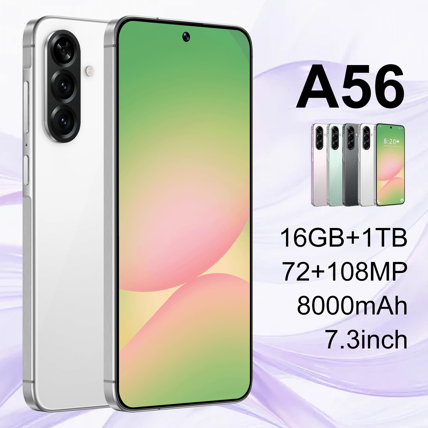 Main_01 A56 Android smartphone